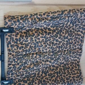 Cato Leopard Print Skirt